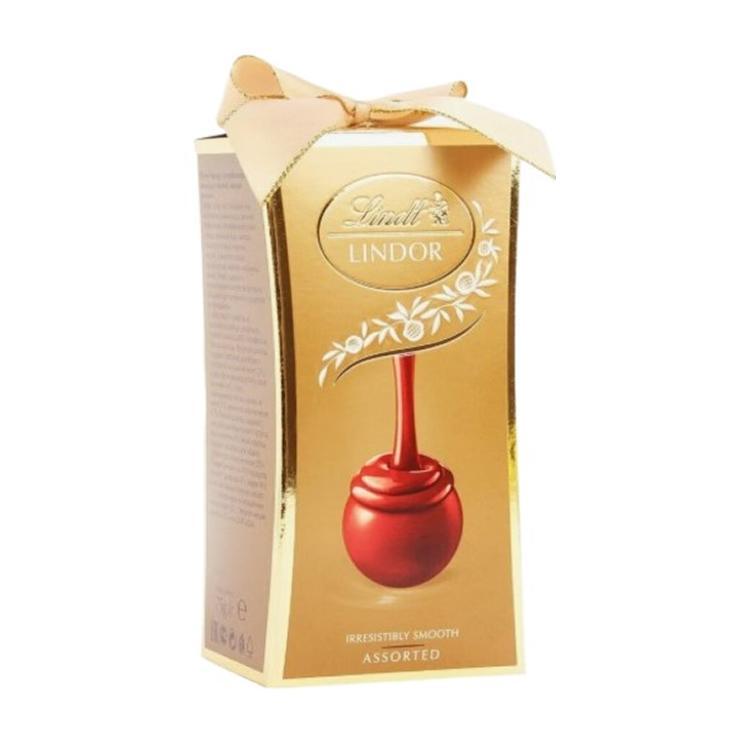 Набор подарочный Lindt Lindor конфеты шоколадные ассорти Италия 75 гр., картон