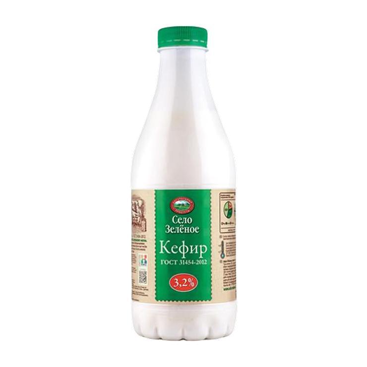 Кефир Село Зелёное 3,2% 930 гр., ПЭТ