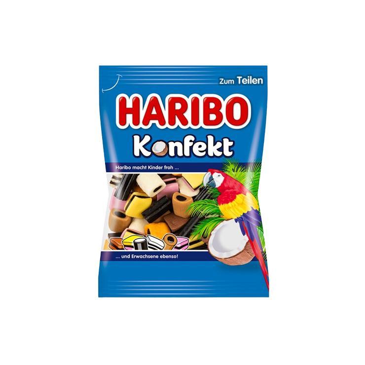 Мармелад жевательный Haribo konfekt с лакрицей и какао 175 гр., флоу-пак