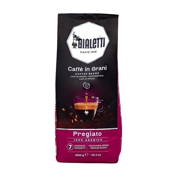 Кофе в зернах Bialetti Pregiato Арабика 100% 1 кг., вакуум