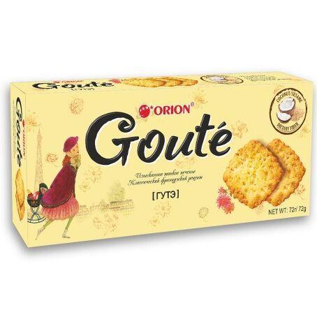 Печенье Goute 72 гр., картон