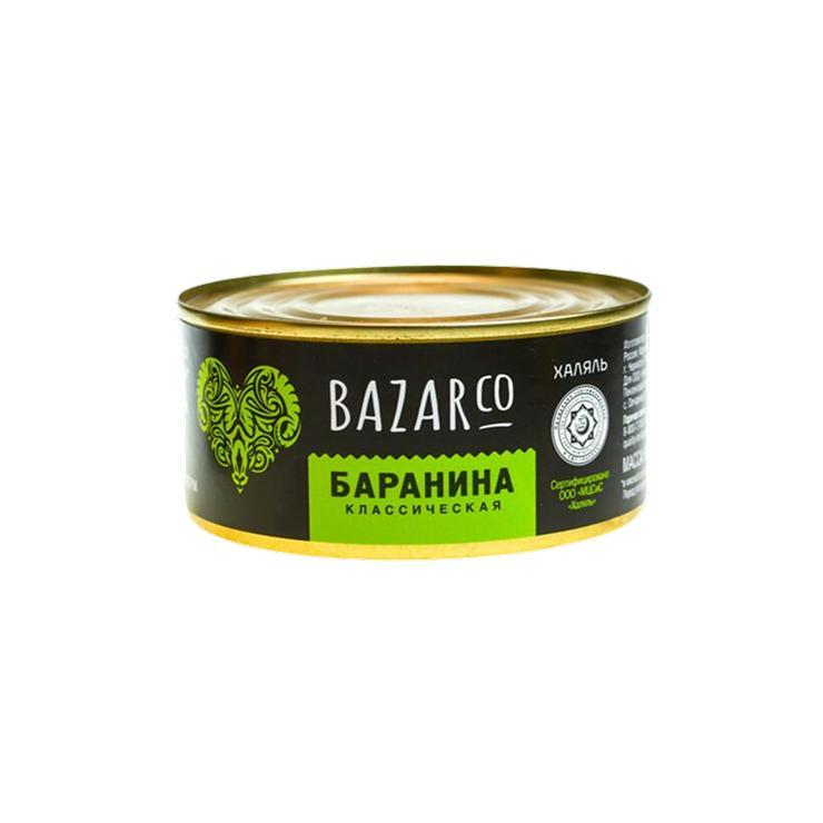 Консерва мясная Bazarco баранина классическая 325 гр., ж/б