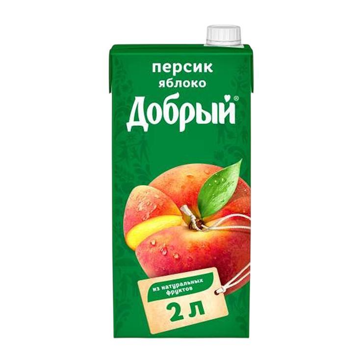 Нектар Добрый персик 2 л., тетра-пак