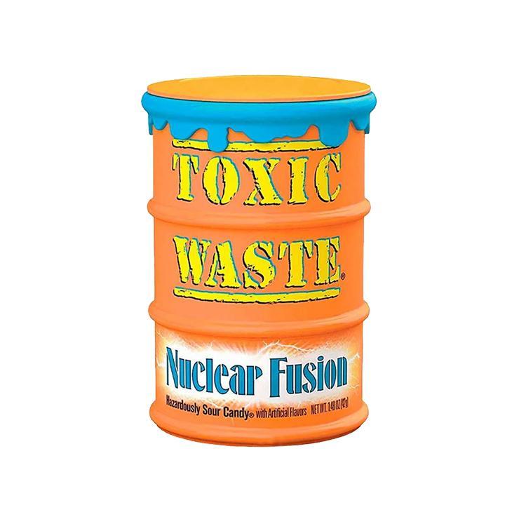 Леденцы Toxic Waste Orange кислые 42 гр., пластик