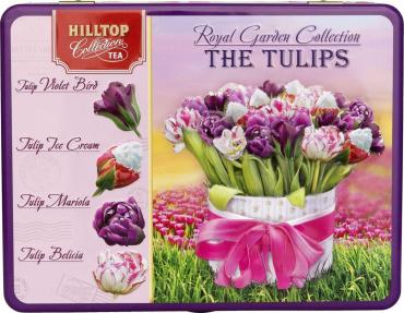Чай Hilltop Шкатулка Королевская коллекция цейлонский чай, чай с чабрецом, 1001 ночь, жасминовый
