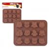 Форма Совы для шоколадных конфет силиконовая