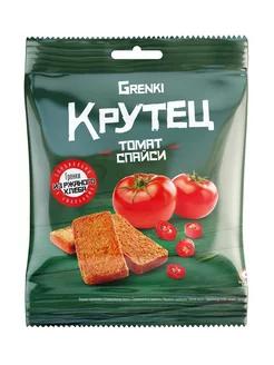 Гренки Крутец со вкусом томата спайси, 80 гр., флоу-пак