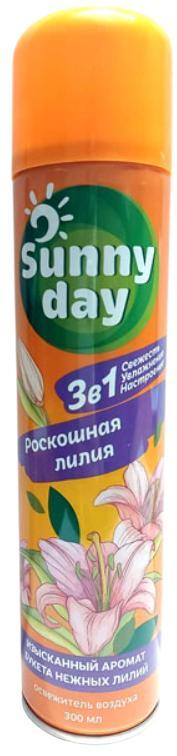 Освежитель воздуха Sunny Day роскошная лилия 300 мл., баллон