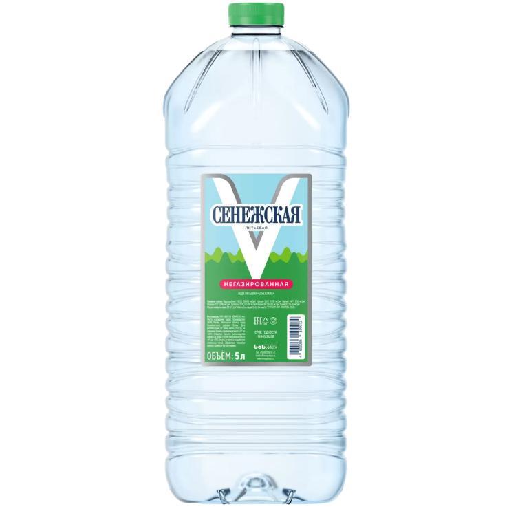 Вода негазированная Сенежская 5 л., ПЭТ