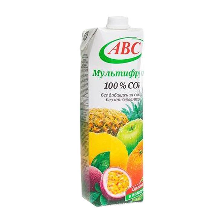 Сок ABC мультифруктовый 1 л., тетра-пак
