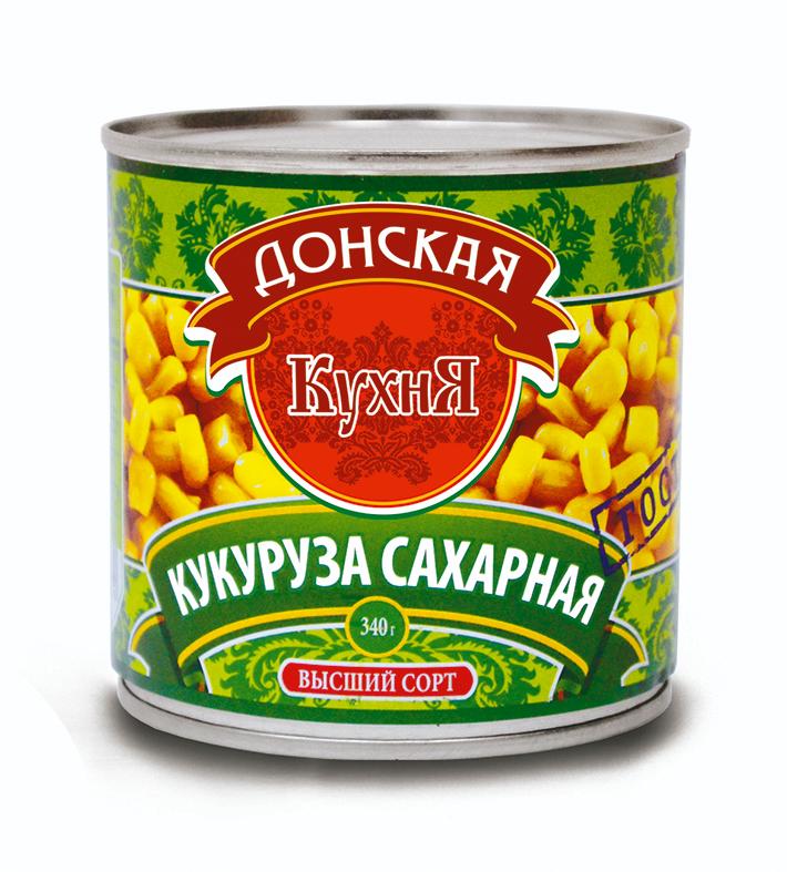 Кукуруза Донская Кухня в/с ГОСТ 340 гр, ж/б