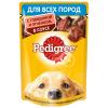 Корм влажный для собак всех пород говядина ягненок в соусе, Pedigree, 85 гр., пауч
