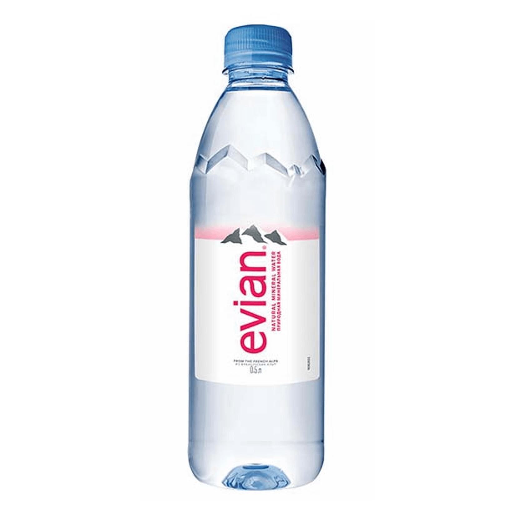 Вода негазированная Evian минеральная 500 мл., ПЭТ