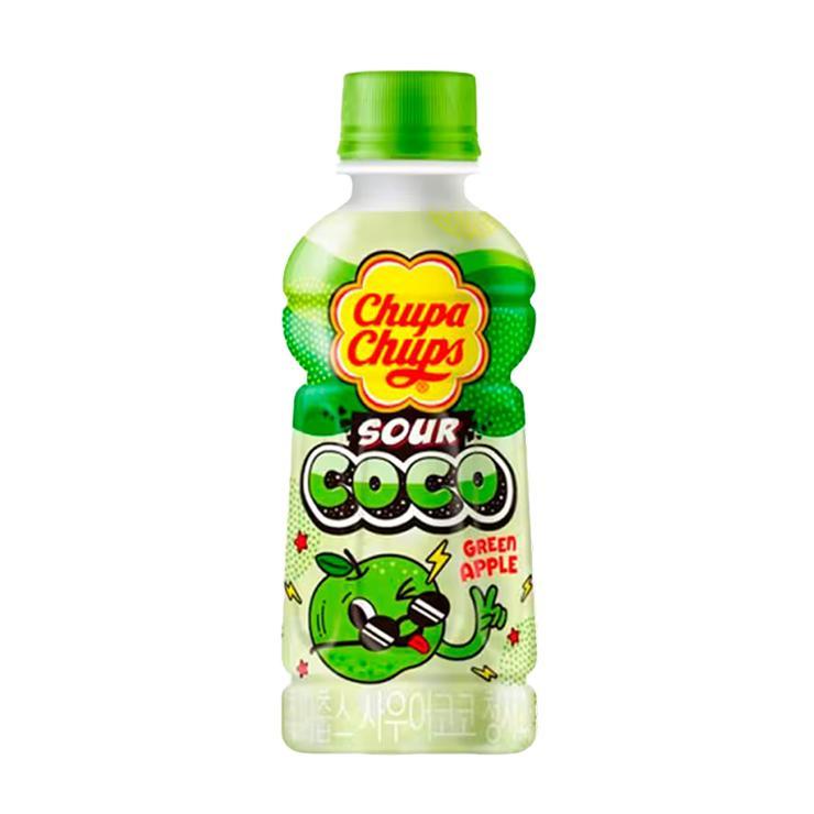 Напиток безалкогольный Chupa Chups SOUR COCO зеленое яблоко 240 мл., ПЭТ