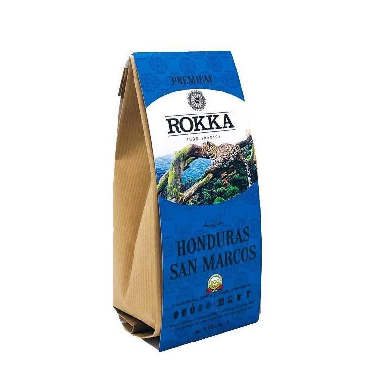 Кофе ROKKA Гондурас молотый обжарка средняя 200 гр., крафт