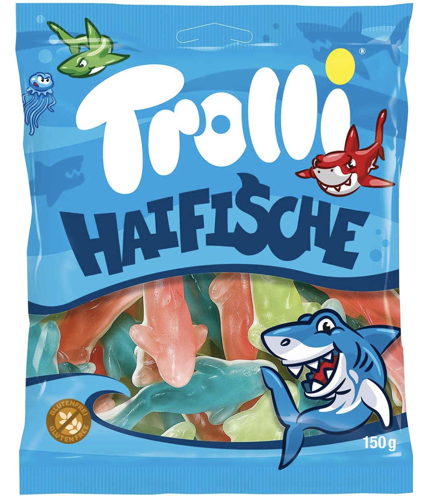Мармелад Trolli Haifische Акулы 150 гр., флоу-пак