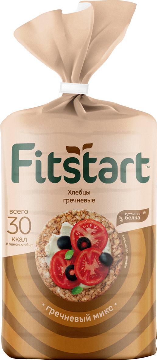 Хлебцы Fitstart Гречневый микс гречневые 90 гр., пакет
