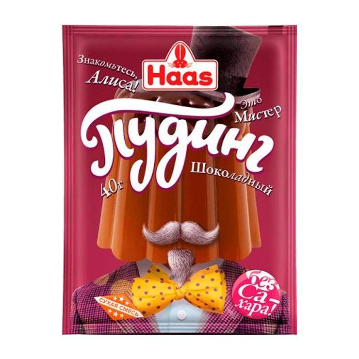 Пудинг Haas шоколадный 40 гр., саше