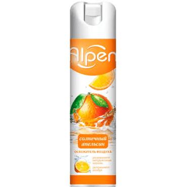 Освежитель солнечный апельсин Alpen, 300 мл., аэрозольная упаковка