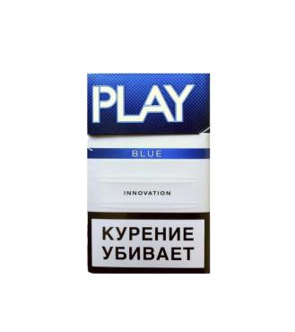 Сигареты с фильтром Play Blue Ray, картонная пачка