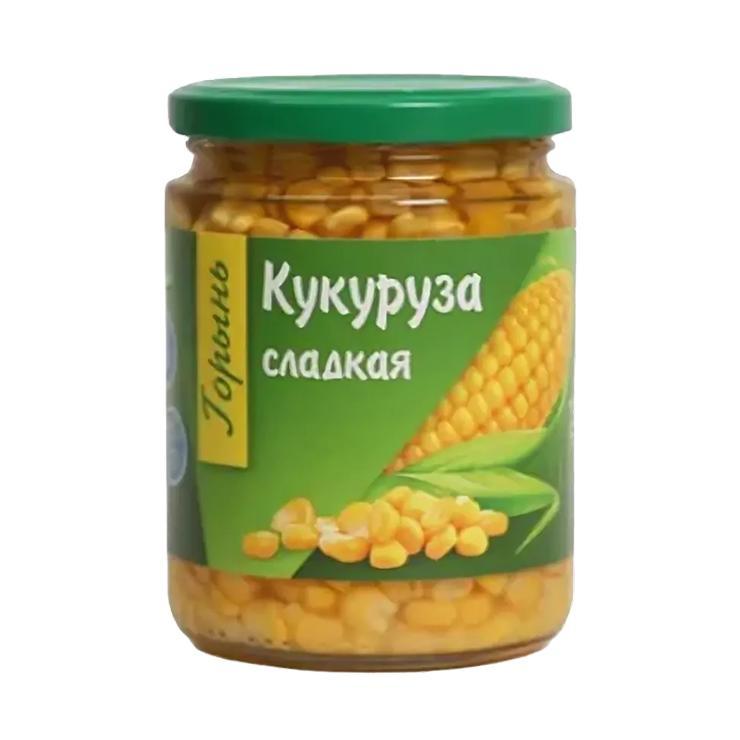 Кукуруза сахарная Горынь 450 гр., стекло