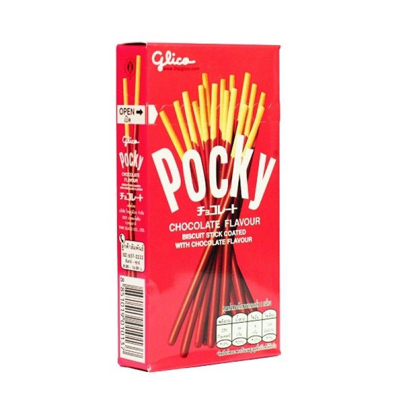 Палочки шоколадные, Pocky Chocolate, 47 гр., картонная коробка