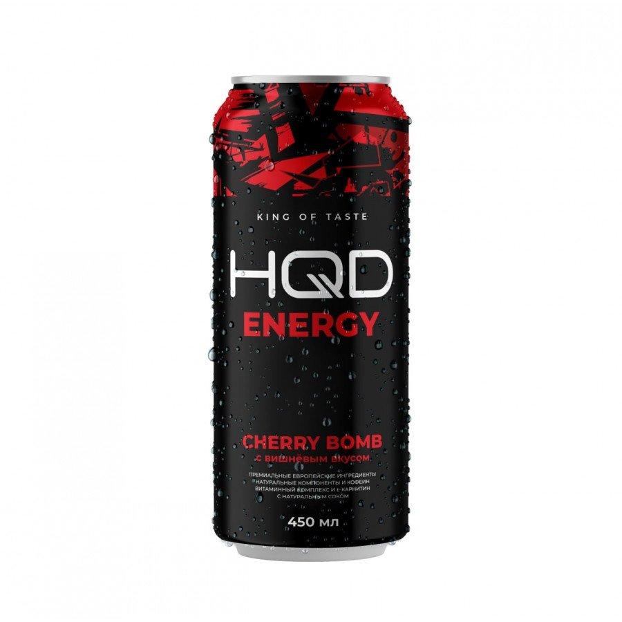 Напиток энергетический HQD Energy Cherry Bomb Вишня 450 мл., ж/б