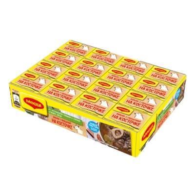 Бульон в кубиках MAGGI с говядиной на косточке 9 гр., обертка