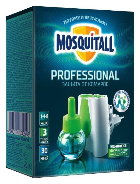 Комплект от комаров Mosquitall Turbo Профессиональная защита, картон