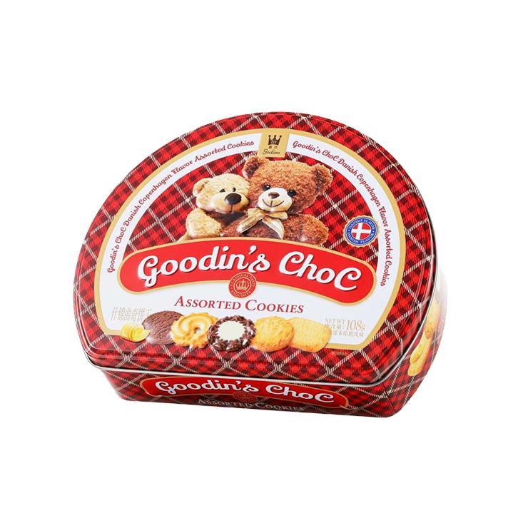 Печенье Goodin's Choc Ассорти Мишки 108 гр., ж/б