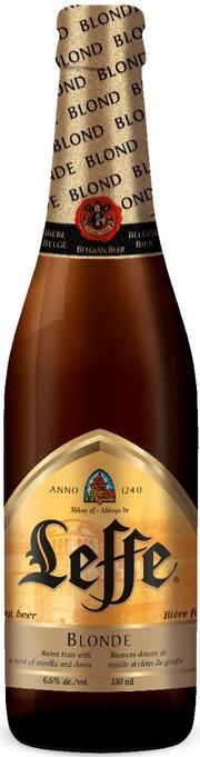 Пиво светлое фильтрованное Leffe Blonde 6,6% 330 мл., стекло