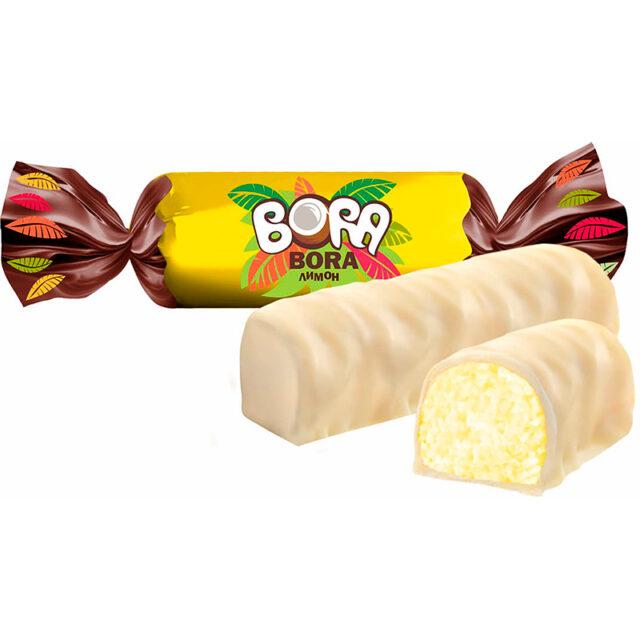 Конфеты Bora Bora глазированные с лимоном 6 кг., картон