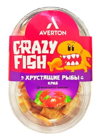 Крекер Averton Crazy Fish со вкусом Краба 80 гр., ПЭТ