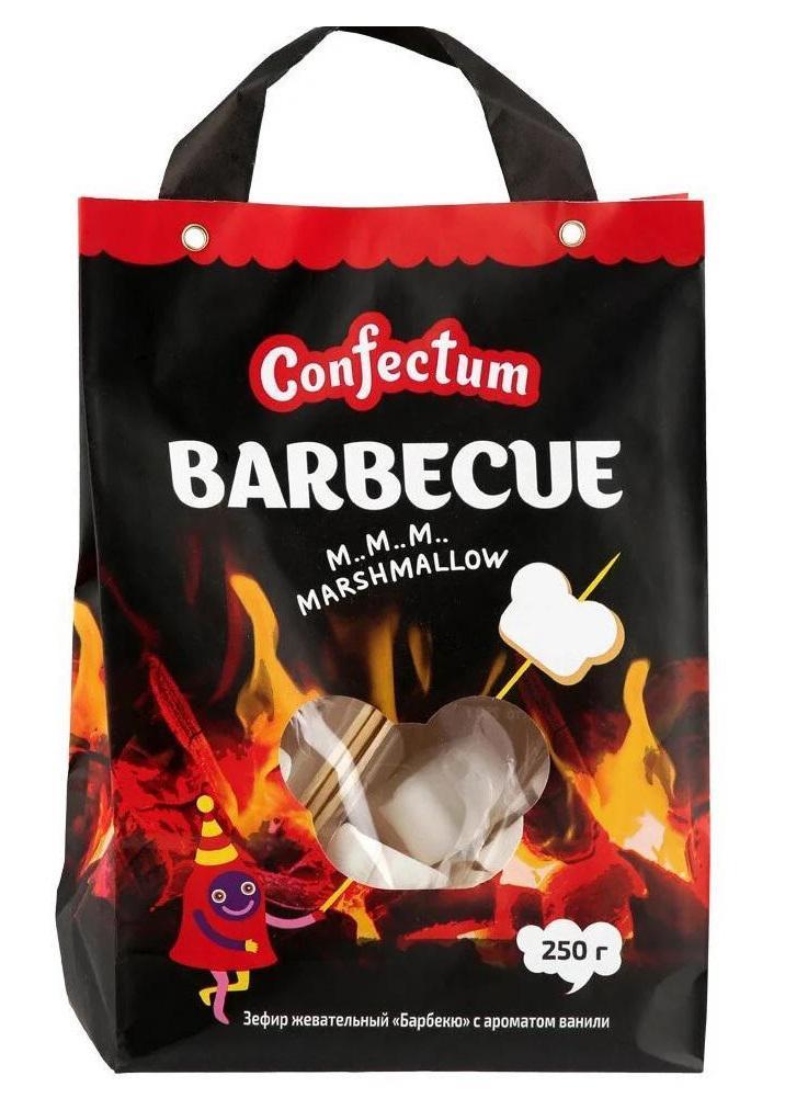 Зефир жевательный Cоnfectum Barbecue ваниль 250 гр., бумажный пакет