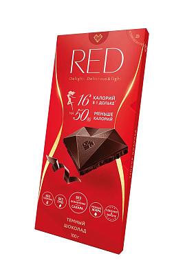 Шоколад RED Темный классический без сахара 85 гр., картон