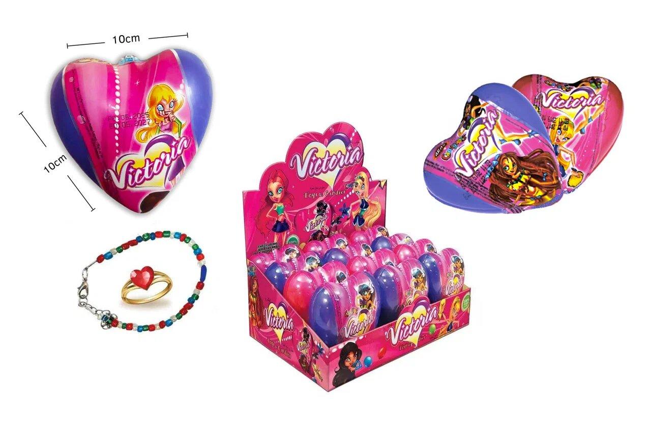 Драже Victoria сахарное с игрушкой сюрприз 10 гр., пластик