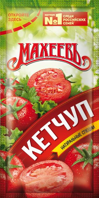 Кетчуп Махеевъ Томатный, 10 гр., сашет