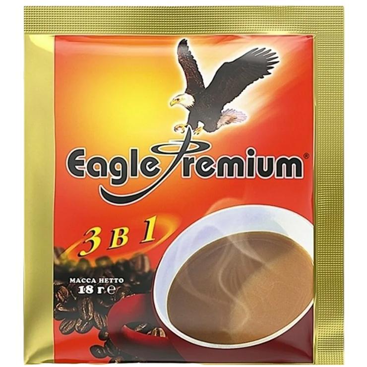 Кофейный напиток 3 в 1 Eagle Premium, 18 гр., сашет
