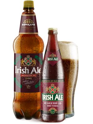 Пиво Бочкари Ирландский эль темное фильтрованное 6.5% 1,5 л., ПЭТ