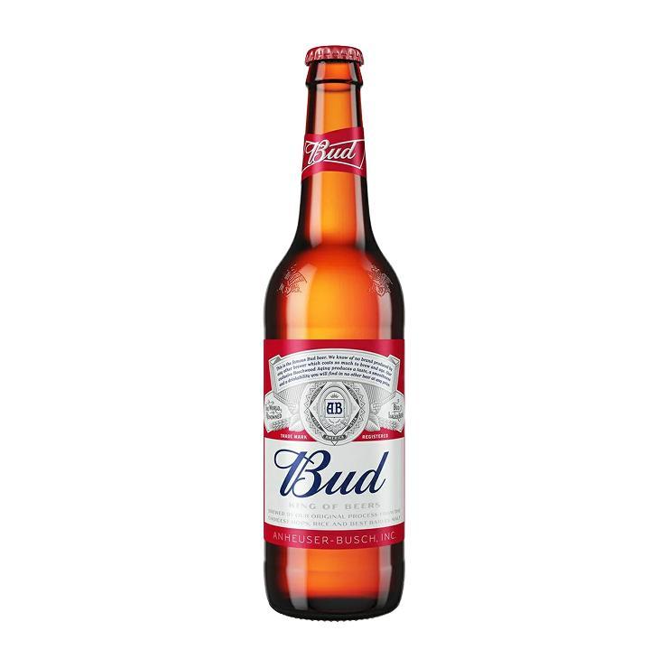 Пиво Bud светлое пастеризованное 5% 500 мл., стекло