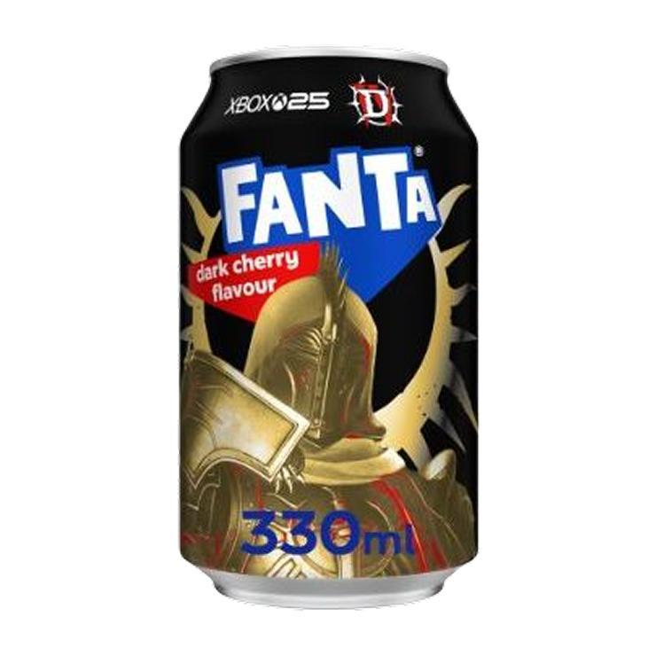 Напиток газированный Fanta Dark Cherry Великобритания 330 мл., ж/б