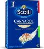 Рис шлифованный длиннозерный RISO Scotti Carnaroli, 500 гр., картон