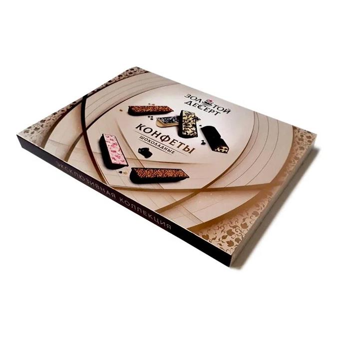 Конфеты Golden Dessert шоколадные ассорти - Эксклюзивная 400 гр., картон