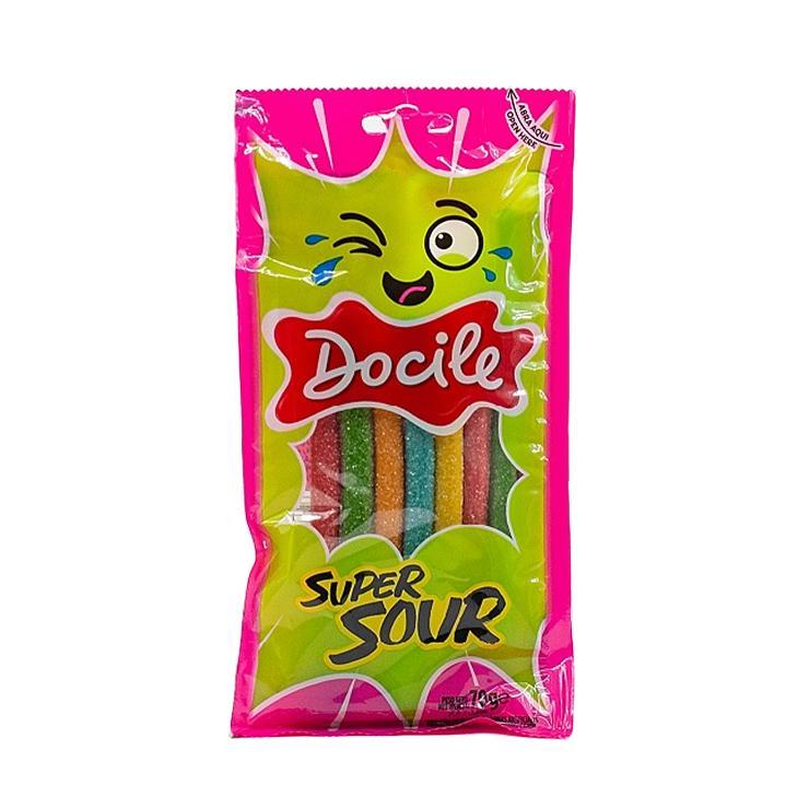 Мармелад Docile карандаши супер кислые 70 гр., флоу-пак