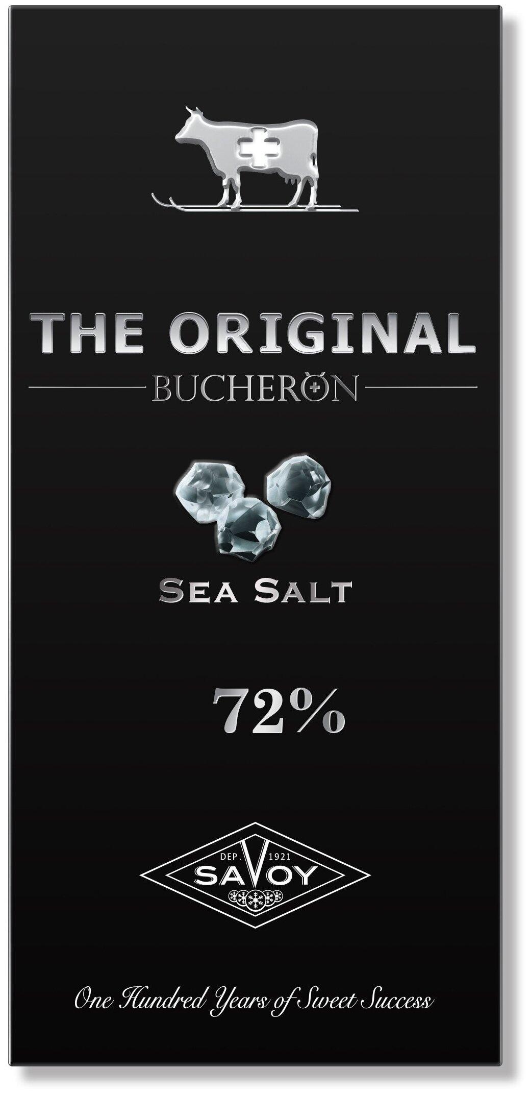 Шоколад Bucheron The Original горький с морской солью 90 гр., картон