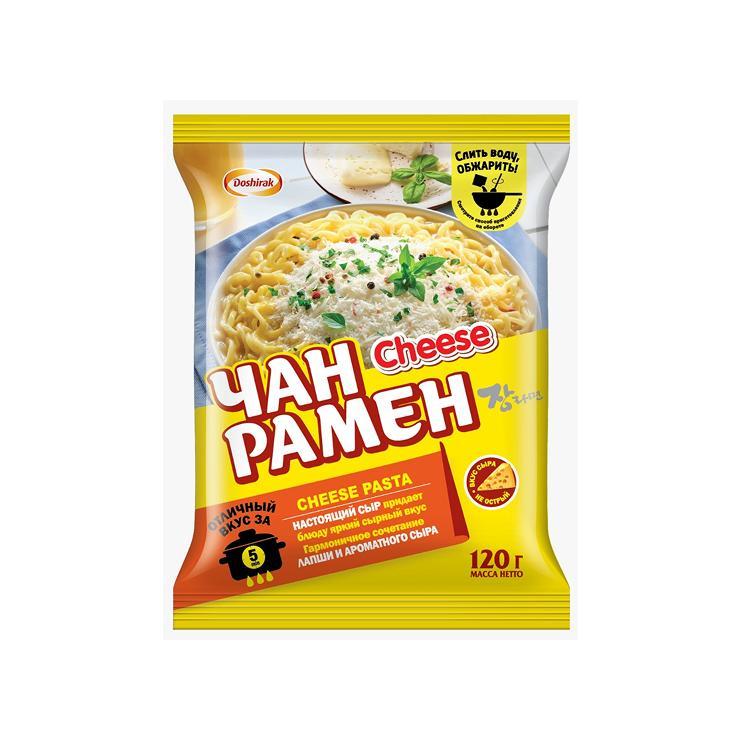 Лапша быстрого приготовления Доширак Чан Рамён Cheese pasta 120 гр., флоу-пак