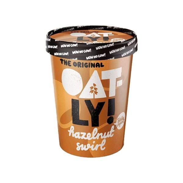 Мороженое OATLY! Hazelnut Swirl  Ice Cream со вкусом фундука 340 гр., ПЭТ