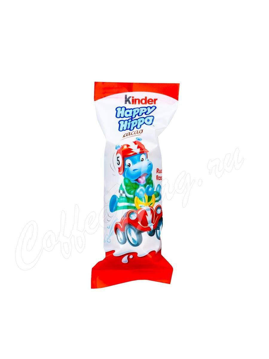 Конфеты Kinder Happy Hippo Cacao 21 гр., флоу-пак