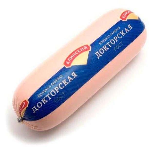 Колбаса вареная Клинский Мясокомбинат Докторская 1,8 кг., полиамид