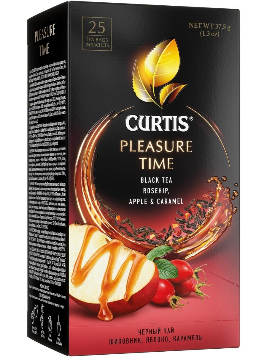 Чай Curtis Pleasure Time 25 пакетиков 45 гр., картон